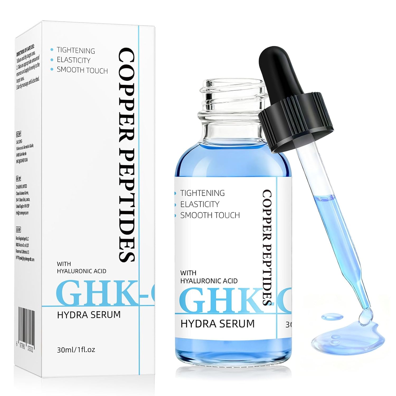 GHK-Cu Copper Peptide Facial Serum - Hydrating Face Serum