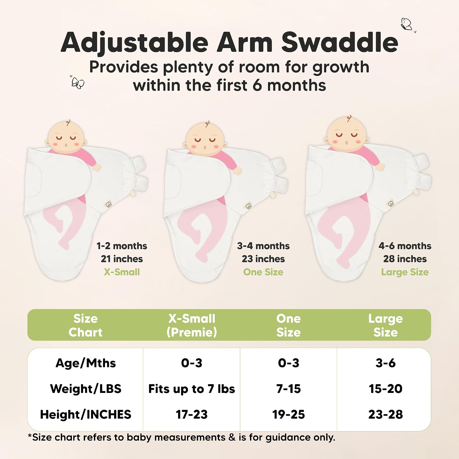 KeaBabies 3-Pack Organic Swaddles for Newborns Girls, Boys with Hats - Soft Cotton Baby Sleep Sacks 0-3 Months, Breathable Baby Hats and Swaddles 0-3 Months, Newborn Essentials Must Haves (Soft White)