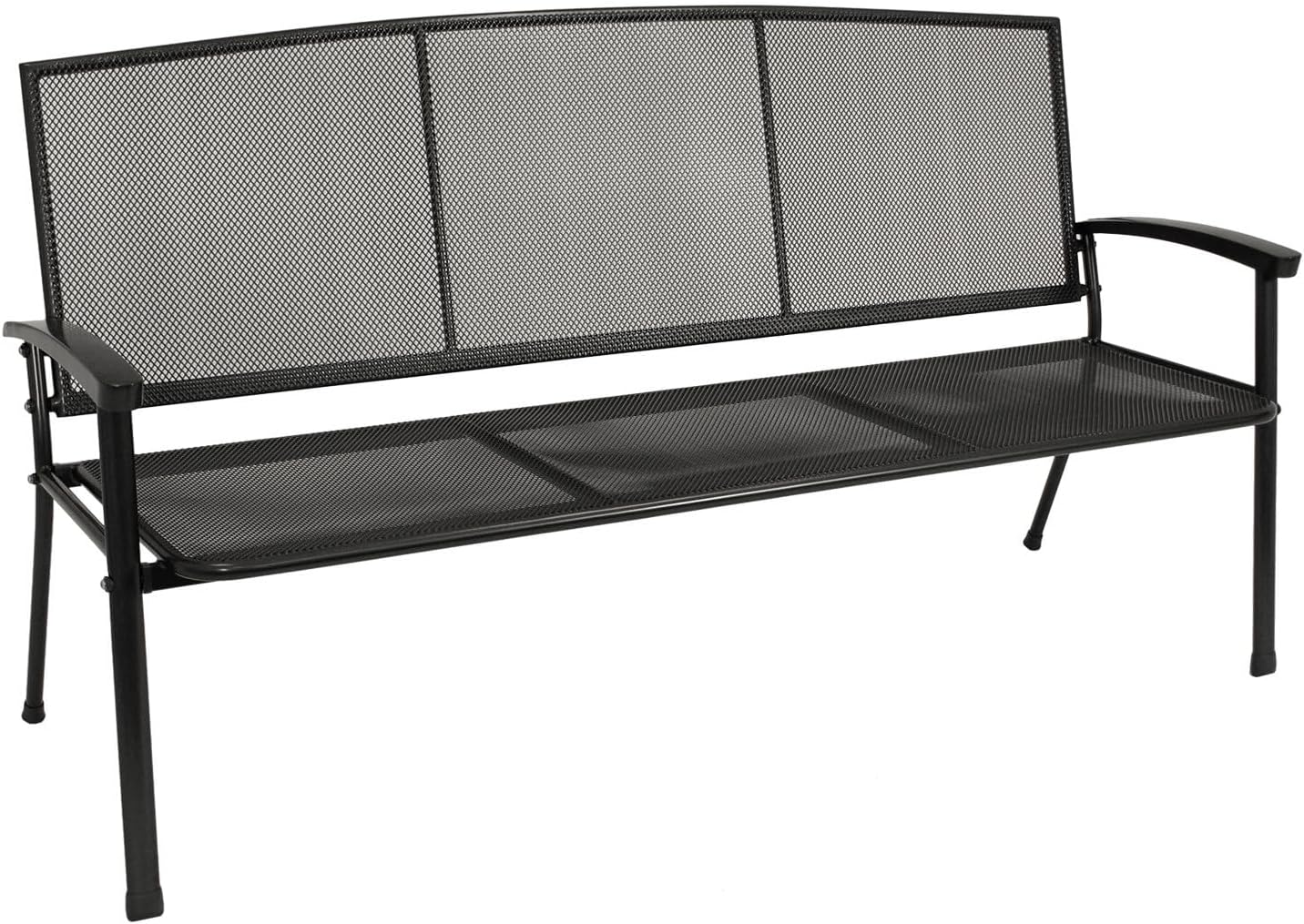 Nexos Trading Gartenbank Parkbank Rahmen Alu Bespannung Textilene