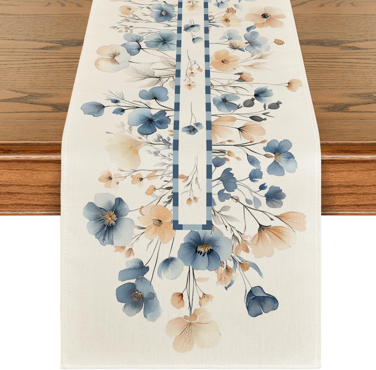 Bloom Flowers Floral Weeds Spring Table Runner, Seasonal