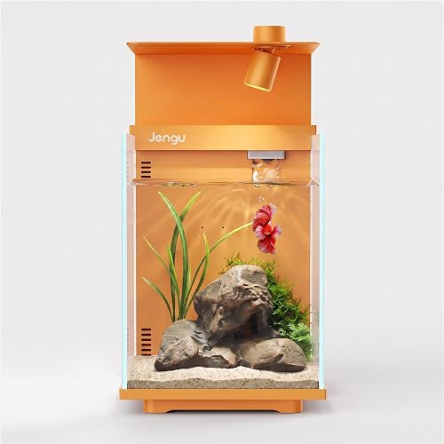 T1 2.1 Gal Betta Fish Tank, Nano Desktop Aquarium Starter Kit