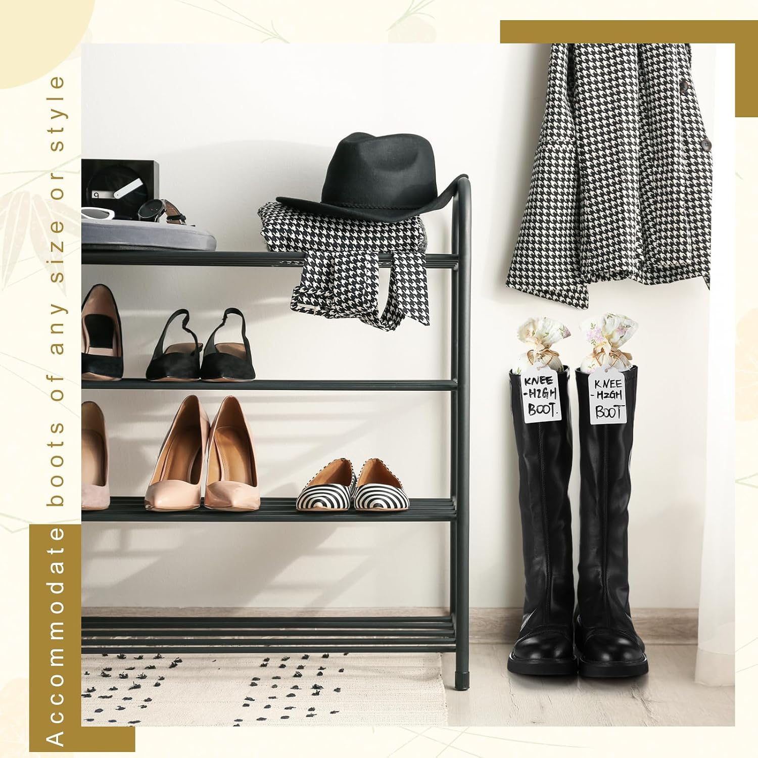 Maiteenly 2pairs Boot Shaper Stand Boot Insert