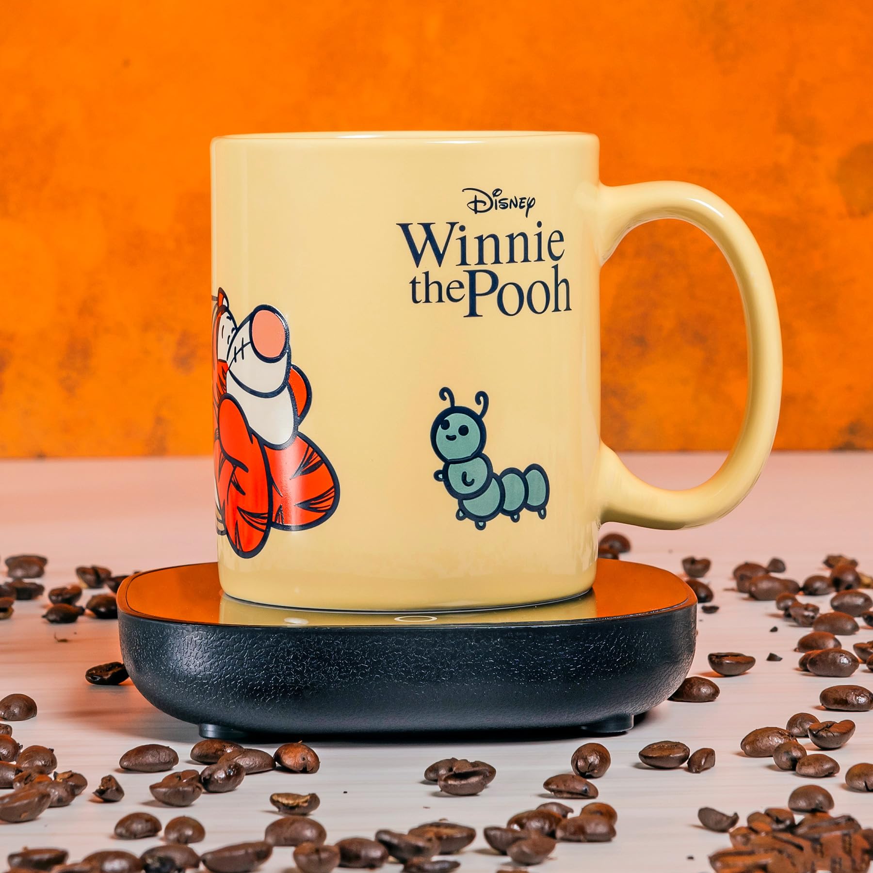 Calentador de tazas eléctrico Disney Tigger que mantiene tu bebida caliente automáticamente