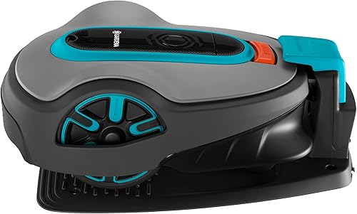 Miniatura 6 de Cortacésped GARDENA SILENO City 15101-20, robótico automático, con aplicación Bluetooth y cable límite, silencioso, para césped de hasta 8100 pies