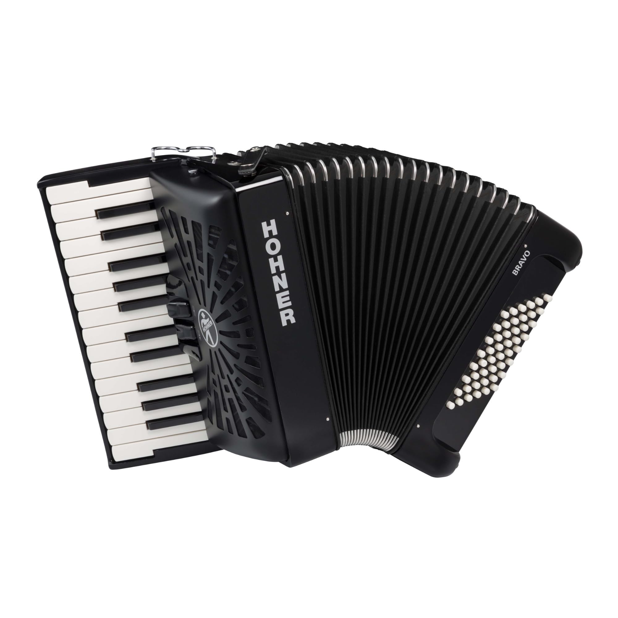 Amazon.com: Hohner Bravo II 48 Chromatic Piano Key Accordion