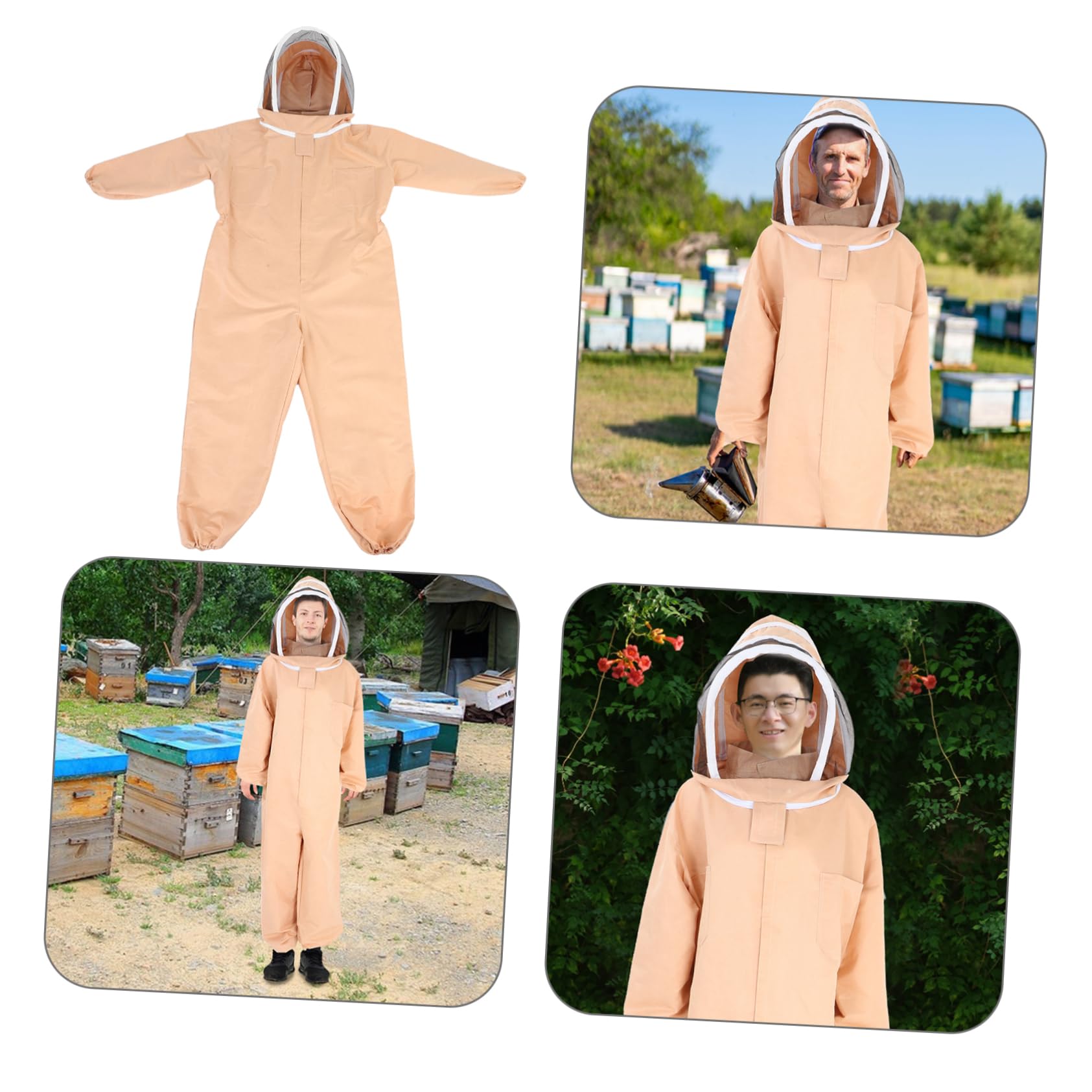 POPETPOP Da Apicoltura Professionale Con Velo Abbigliamento Traspirante Per Apicoltori Protezione Avanzata e Comfort Attrezzatura Per Beekeeping Adatta Alte Temperature