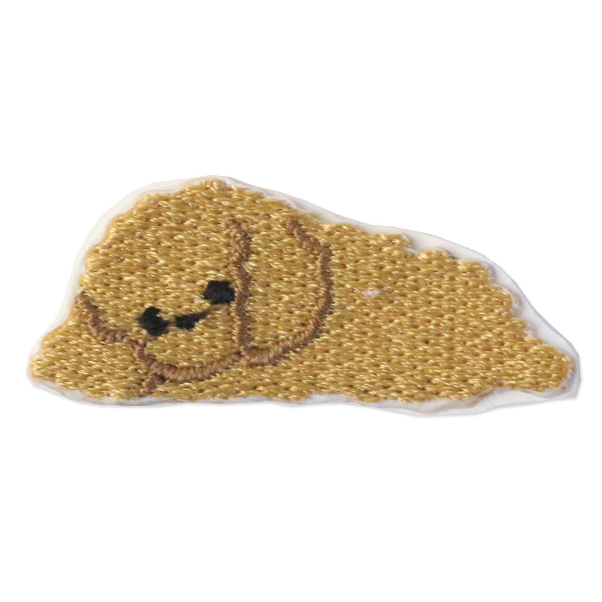 Amazon.co.jp: NARUSA 刺繍シール 溶けた犬 トイプードル 約1.7x4cm