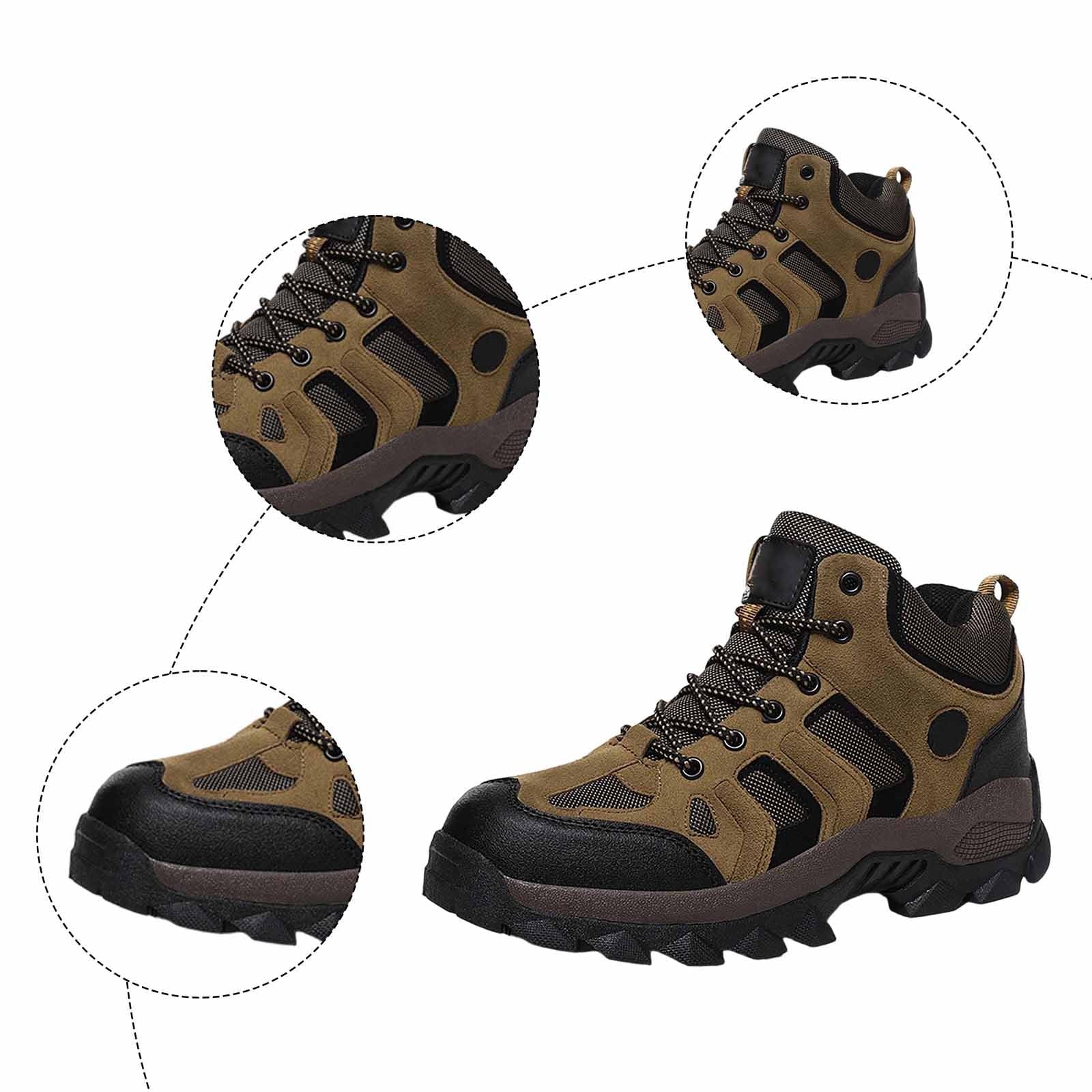 Zapatos de senderismo transpirables de malla de verano para hombre, zapatos de senderismo cómodos, zapatos de viaje al aire libre, zapatos deportivos informales, antideslizantes, zapatos de
