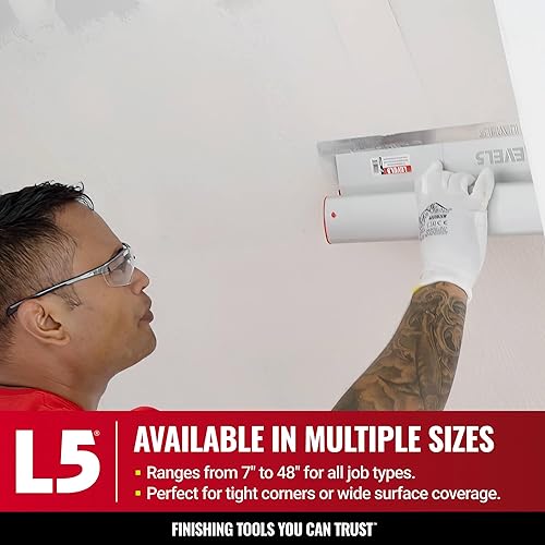 Miniatura 4 de LEVEL5 Hoja de desnatado de 10 pulgadas  Inserto de hoja de acero inoxidable alemán de precisión de 0.012 in (reemplazable), perfil ergonómico de