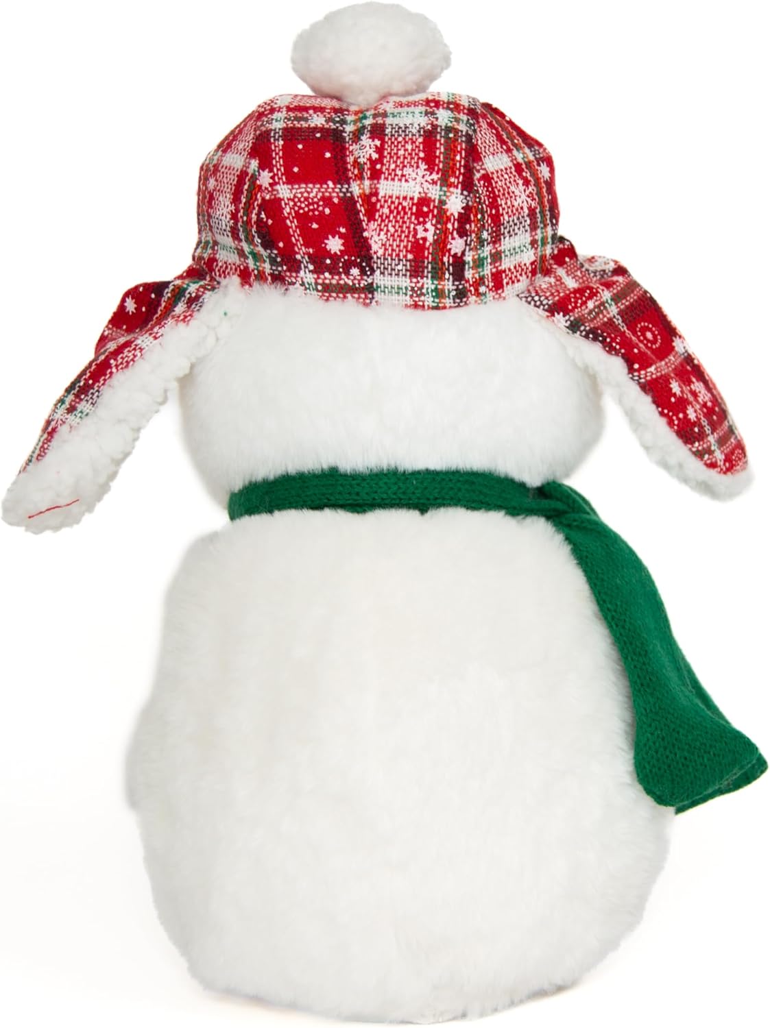 Animated Plush Snowman |Christmas Cheer Charlie - Claps Hands and Ears Flap to Song - If You're Happy for Xmas Clap Your Hands | Musical Holiday Toy and Decor - Gift for Toddlers and Kids, 13"
