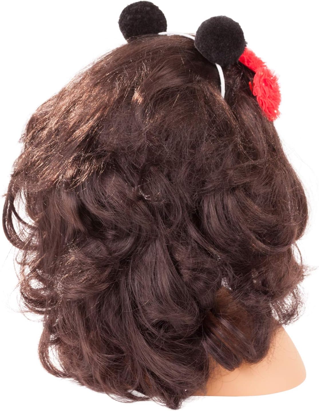 Gotz 1992157 Ladybug Signature Styling Head with Black Hair, Brown Eyes and Accessories - Make-Up Hair Dressing Head with 68 Pieces - Suitable Agegroup 3+