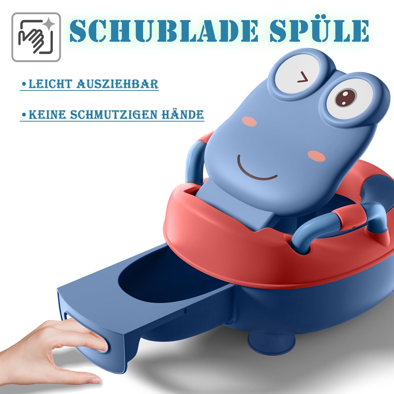 Vasino Portatile Pieghevole Per Bambini | In ABS | Con Sacchetti E Borsa | Per Viaggi E Esterni - Foto 11