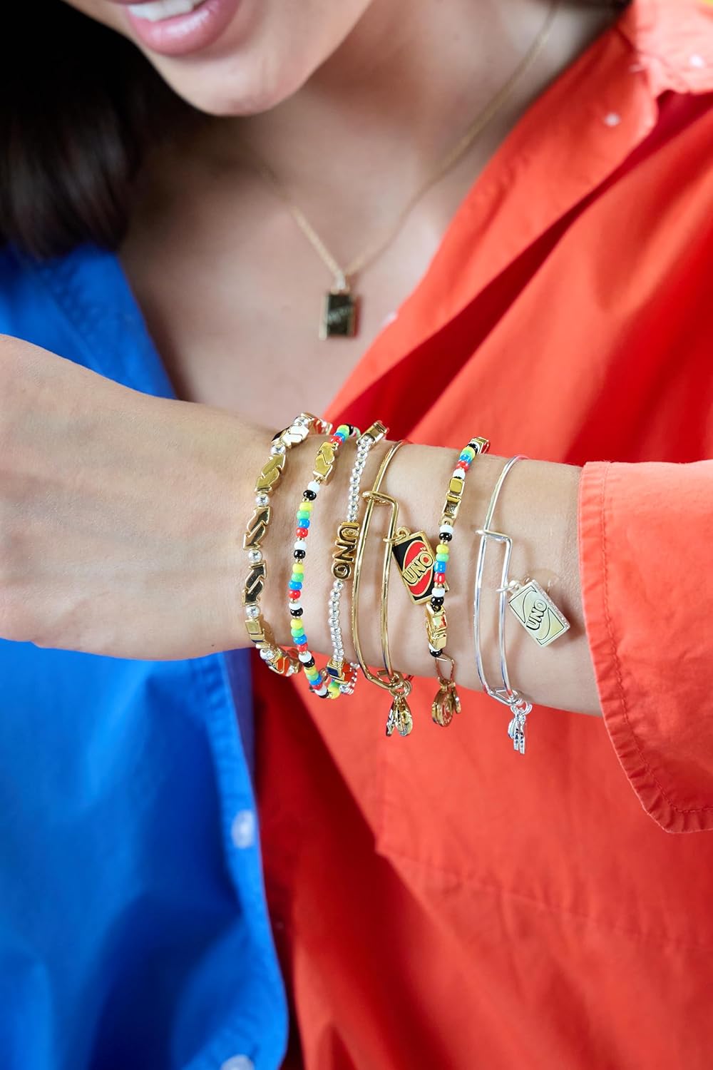 Alex and Ani UNO Reverse Card Beaded Bangle