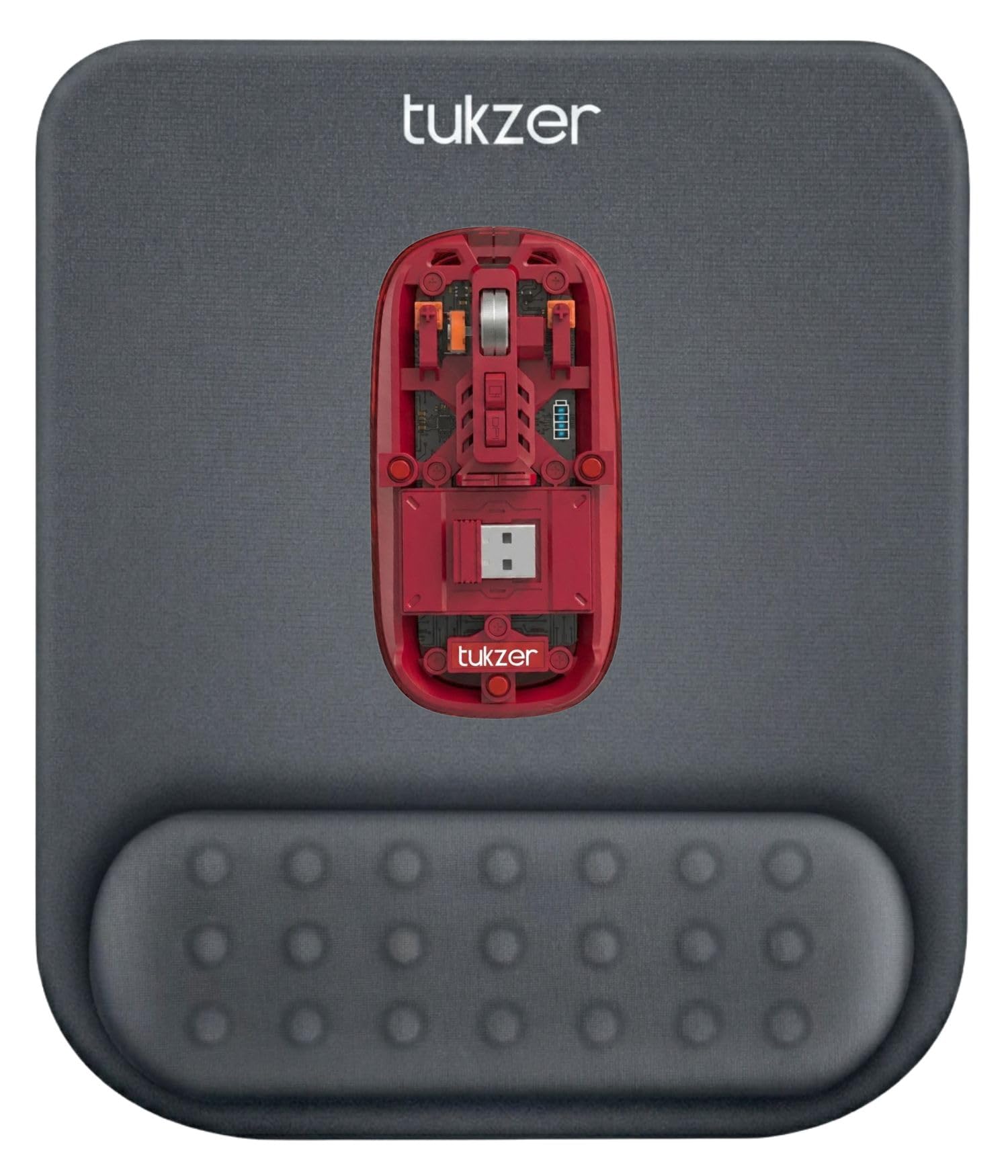 Tukzer Gel Mouse Pad Wrist Rest Memory-Foam Ergonomic Mousepad| Cushion Wrist Support & Pain Relief| Suitable for Gaming, Computer, Laptop, Home & Office Non-Slip Rubber Base (Grey)-picture-21