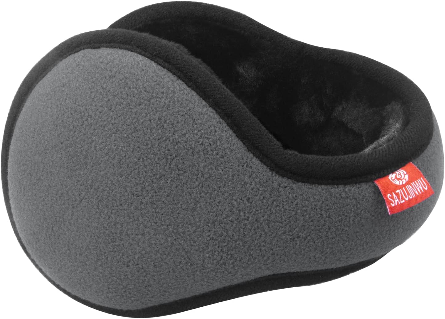 sazujinwu Winter Earmuffs for Men Unisex Fold Fleece Ear Muffs Women`s Ear Warmer Back Neck Earmuff