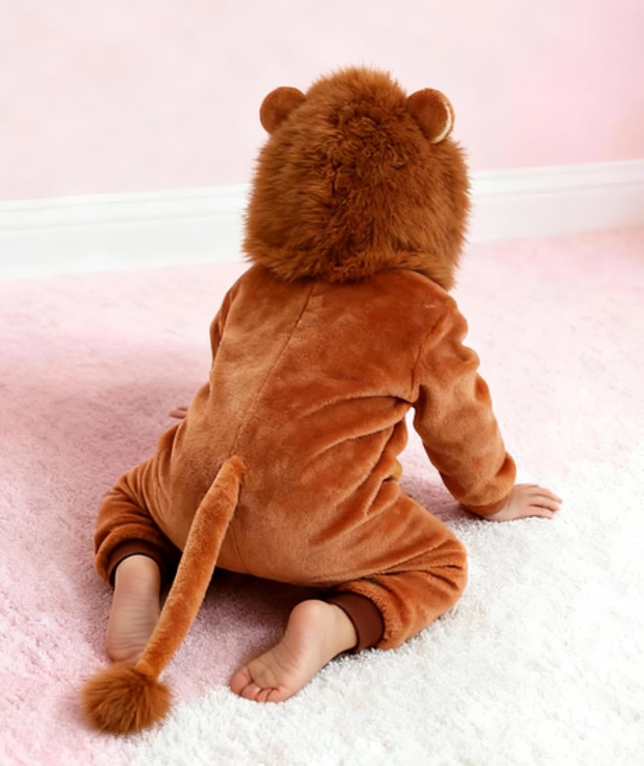 Seawhisper Halloween Animal Cosplay Lion Costume for Kids Baby Cape Cloaks 12M-6 - Image 2