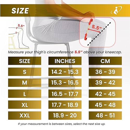 Miniatura 5 de Morsa Cyberg - Rodillera para mujer, rodillera para hombres, desgarro de menisco, acero inoxidable con soportes flexibles, rodillera para rótula,