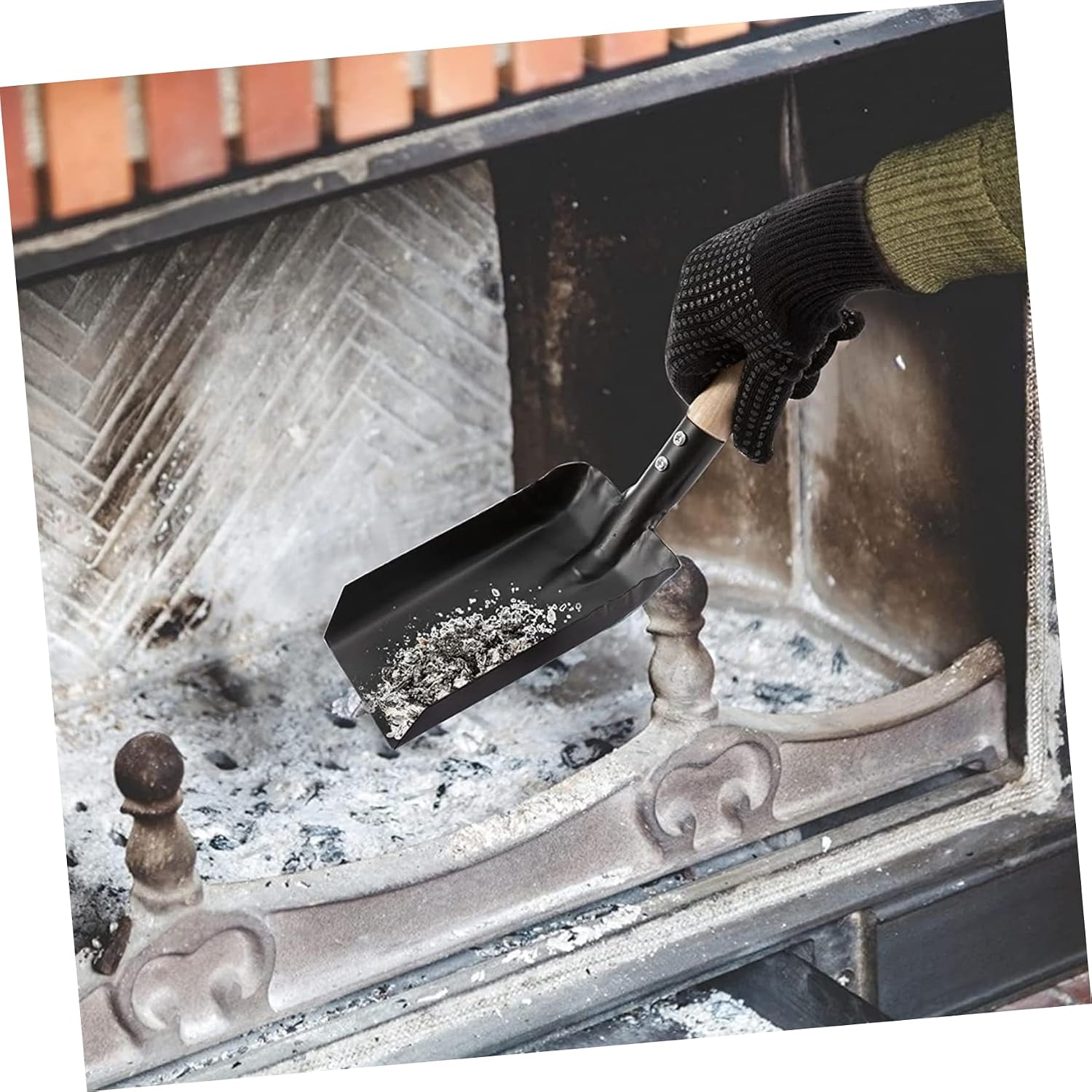 Levemolo Fireplace Ashes Clean Brush Fireplace Brooms Fire Tools for Home Cleaning Accessories