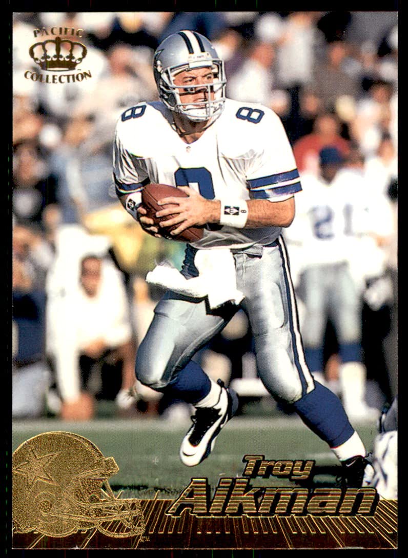 Amazon.com: Troy Aikman (Football Card) 1996 Pacific Crown Collection -  [Base] #110 : Collectibles & Fine Art