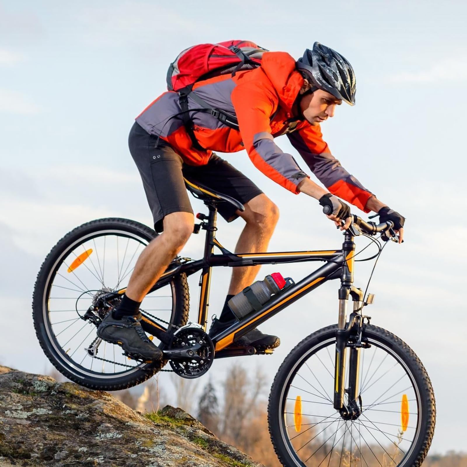 Bicycle Front Fork Cage, Waterproof Bicycle Front Fork Bag Cage, Plastic Solid Bike Front Fork Cage, Bicycle Multi-Purpose Cage For Mountain Bike