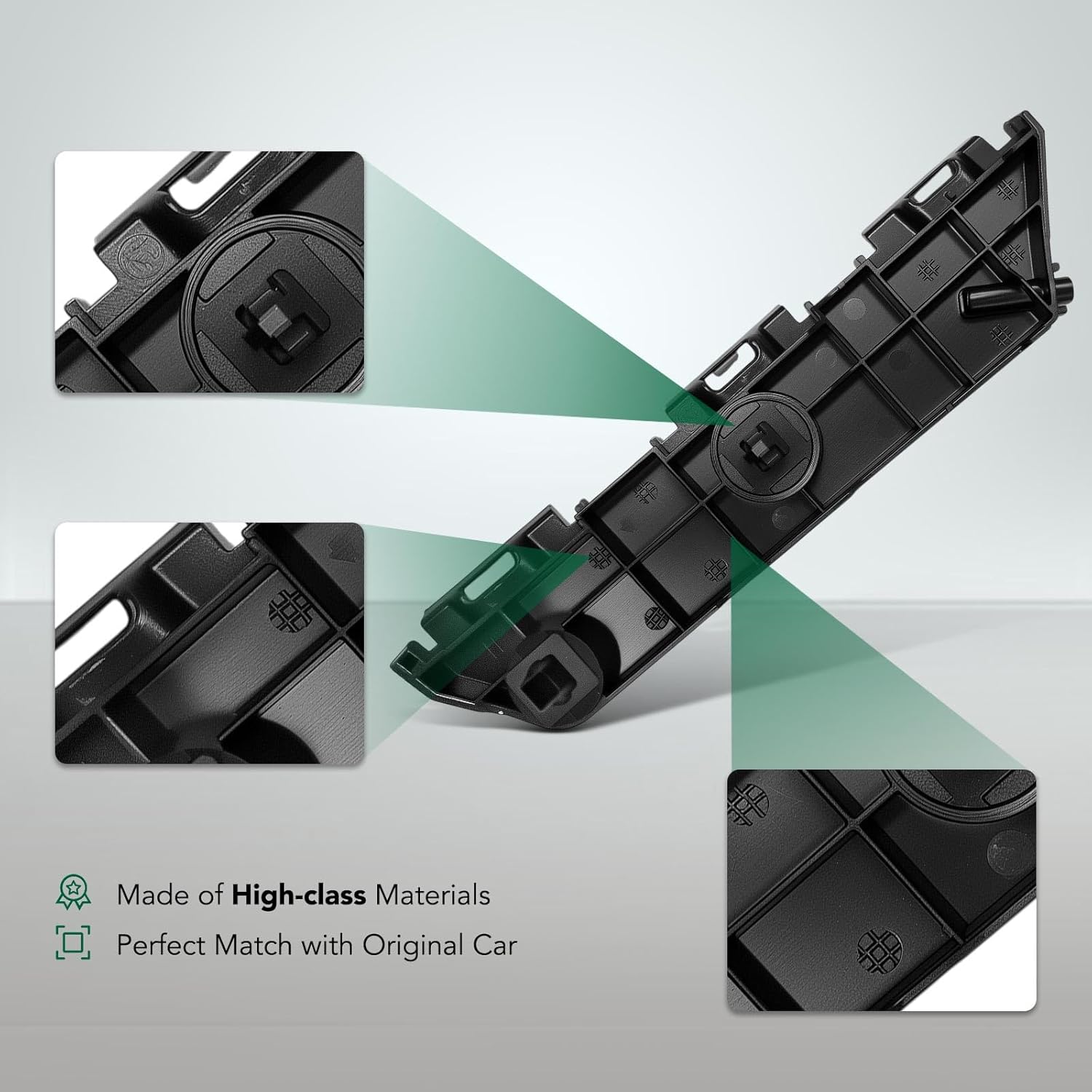 YHTAUTO Rear Left Driver Side Bumper Retainer Compatible with Toyota Venza 2009-2016, Bumper Bracket