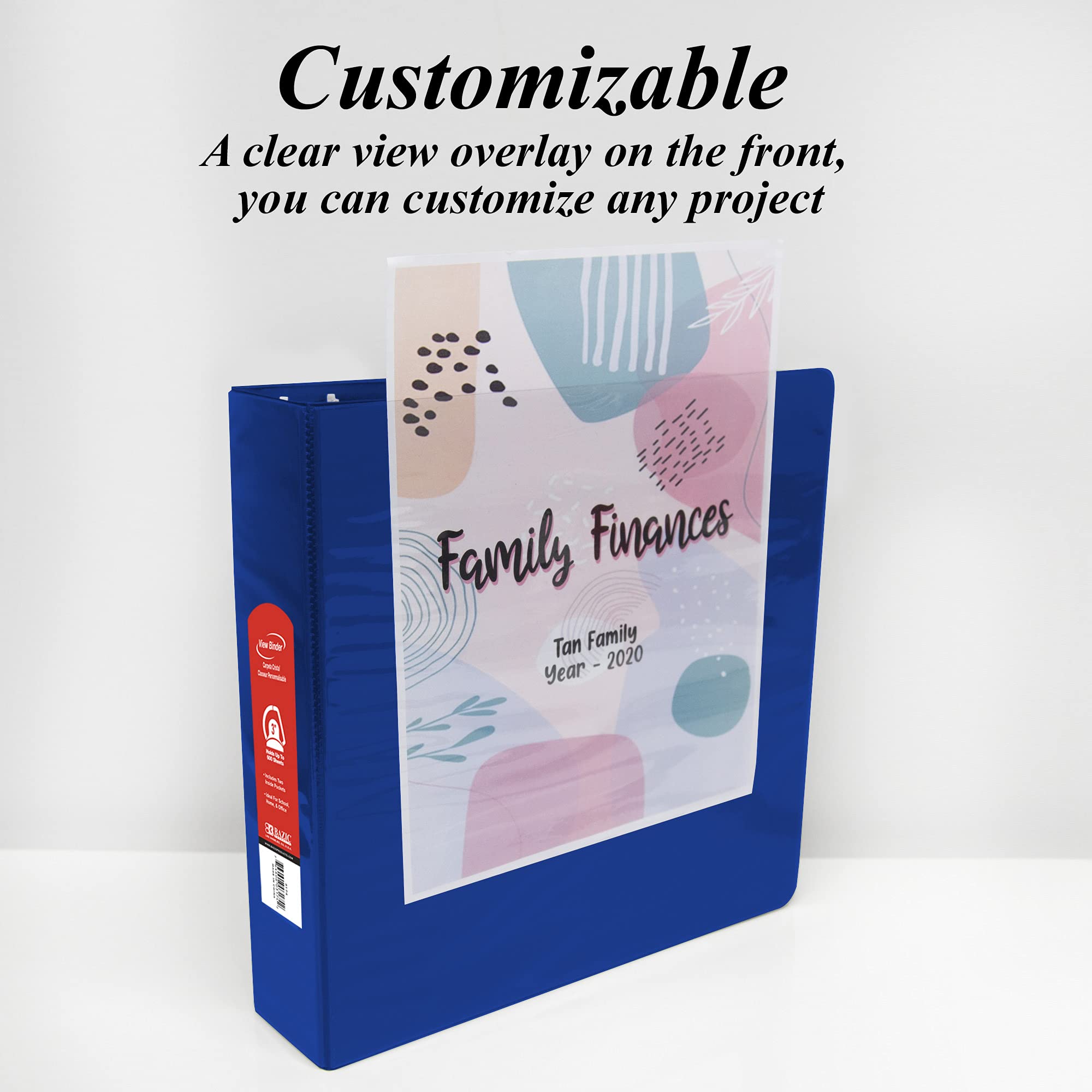 3 Ring Binder 3 Inch Samsill Economy 3 Ring Presentation View Binder, 3 ...