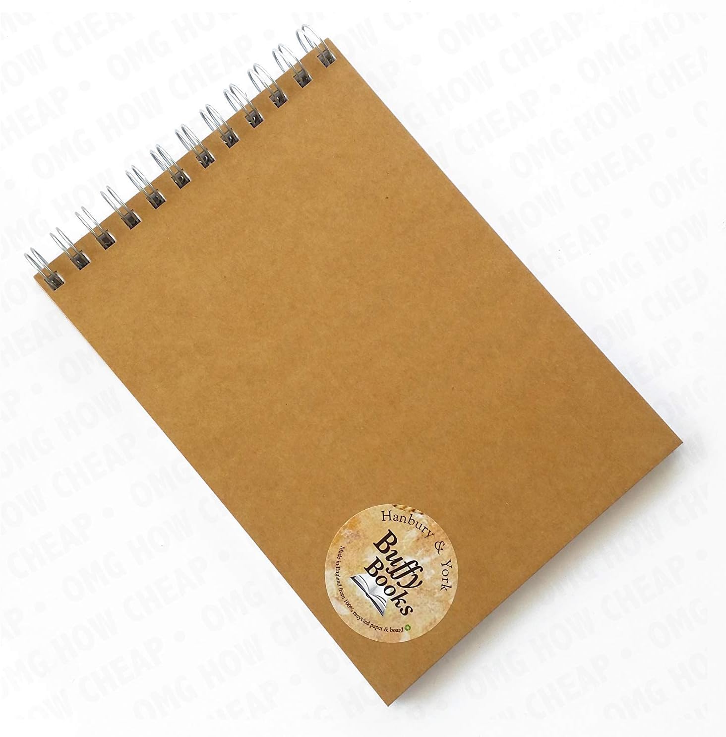 Hanbury & York - Buffy Books - A5 Sketchbook - 100% Recycled Paper and Board - Made in England