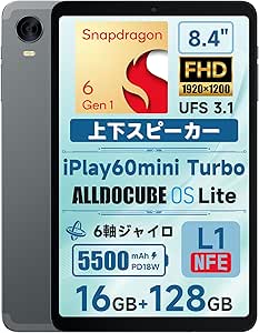 8.4インチの快適性能。ALLDOCUBE iPlay60mini Turboで“持ち歩ける高性能”を
