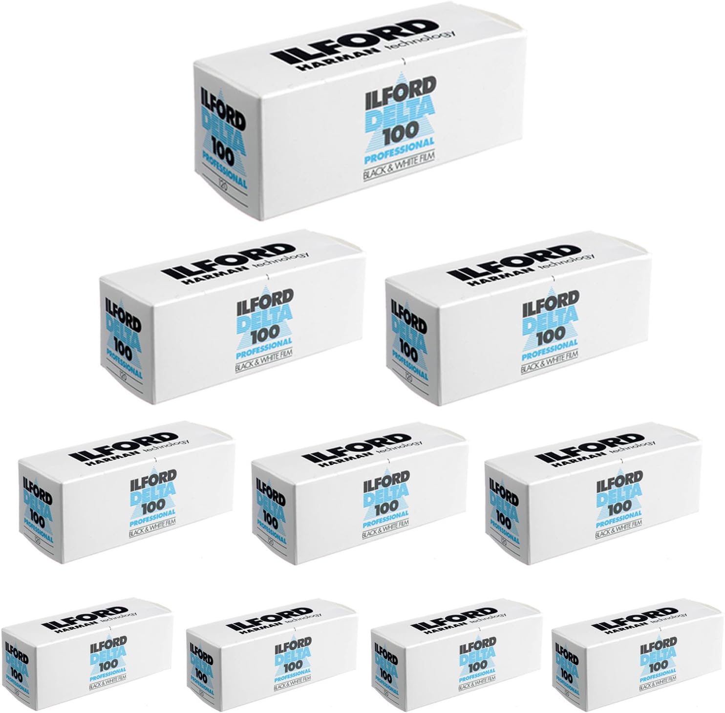 Ilford Delta 100 120 Pack of 10