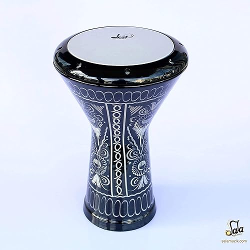 Miniatura 2 de Tambor Darbuka Egipcio Doumbek Instrumento de Percusión Afinable DED-322E