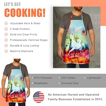 Funny Guy Mugs Adjustable Apron with Pockets