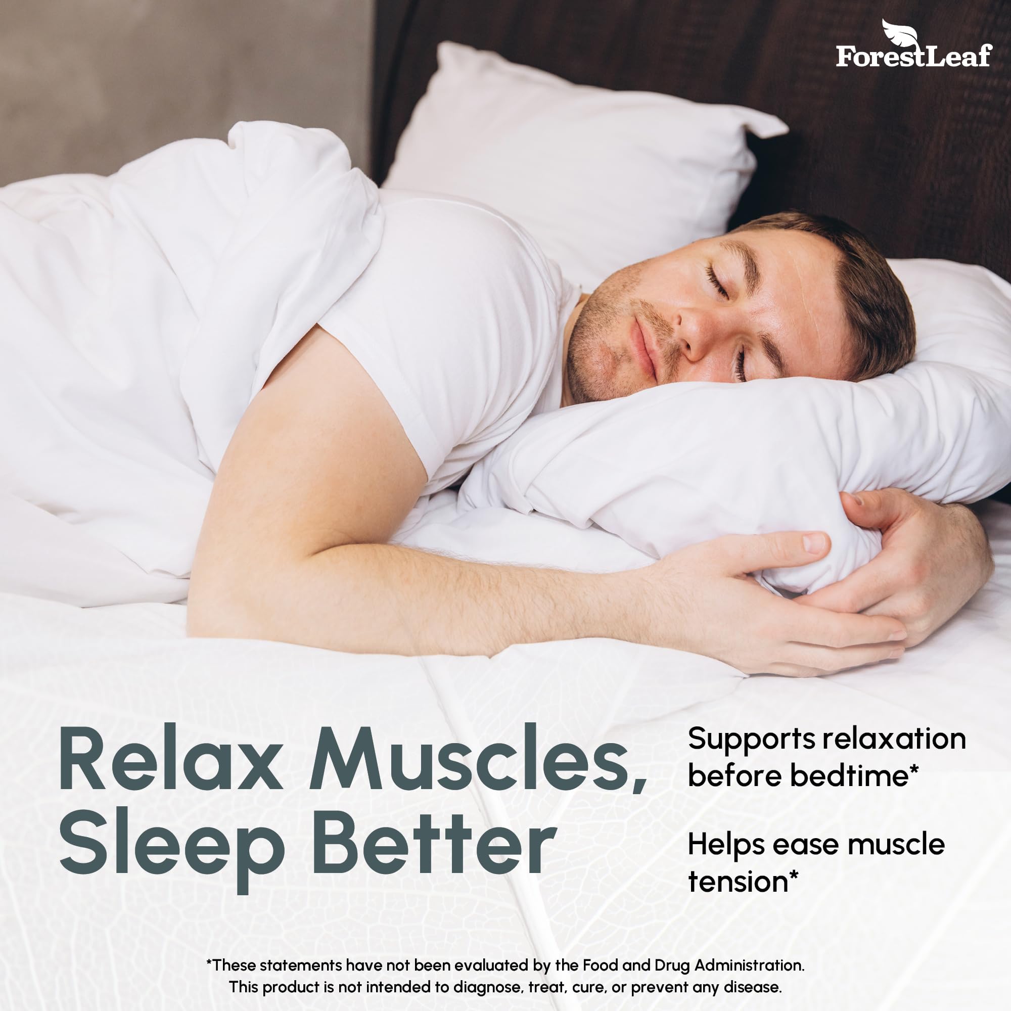 Pure Magnesium Glycinate 400mg Serving - High Absorption Magnesium Glycinate - Mag Bisglycinate for Stress, Bones, Muscles, Nerves, Relaxation & Heart Healt - 90 Capsules