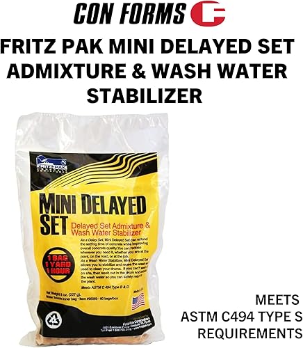 Miniatura 2 de Fritz Pak - Mini sistema de bomba de hormigón retardado, sistema de hormigón proyectado, retardador fabricado en EE. UU. Con Forms