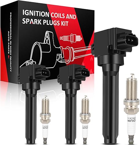 Vista 567 de SCITOO 1 bobinas de encendido con 4 bujías de iridio para Chevrolet 2011-2015 Cruze 1.4L 2016 Cruze Limited 1.4L 2012-2020 Sonic 1.4L 2013-2021 Trax