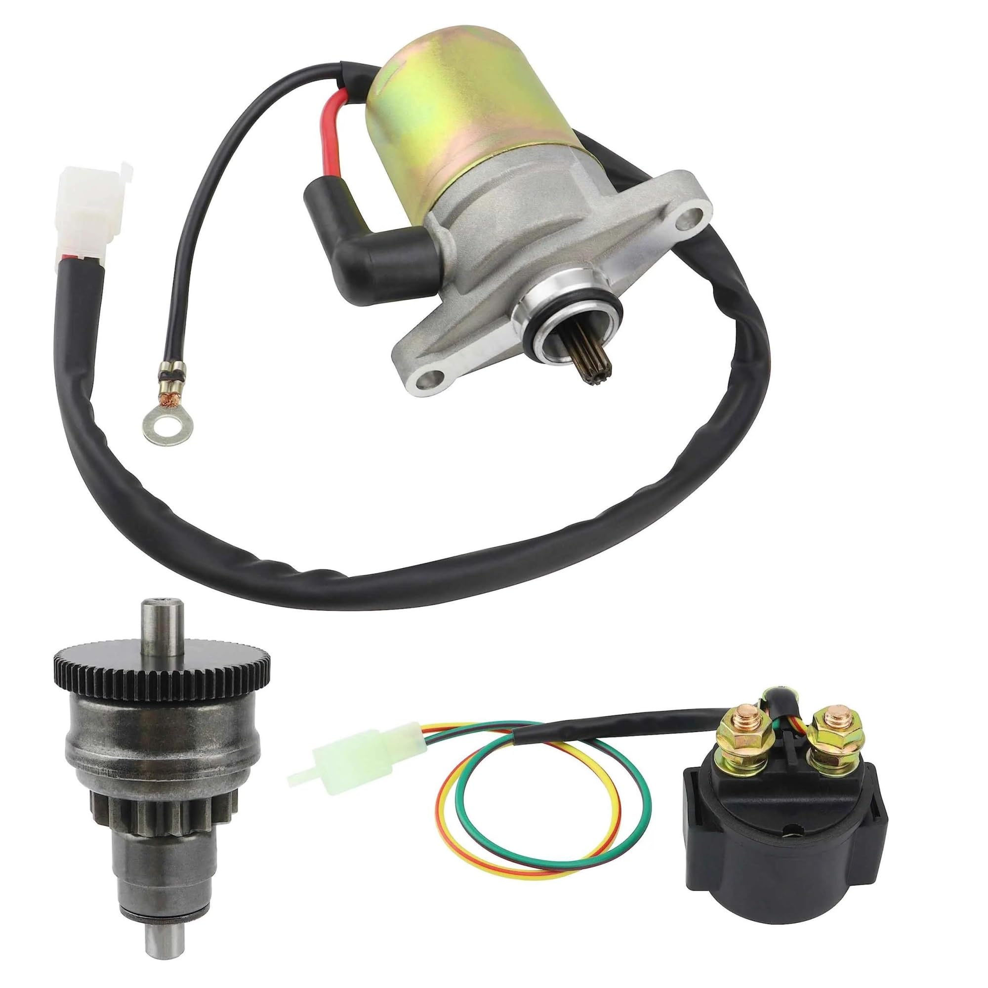 Motor Arrancador Relé De Arranque Para GY6 47cc 49cc 50cc 60cc 80cc 100cc 4 Tiempos 139QMB 139QMA 147QMD ATV Scooter Ciclomotor Para TaoTao Arranque