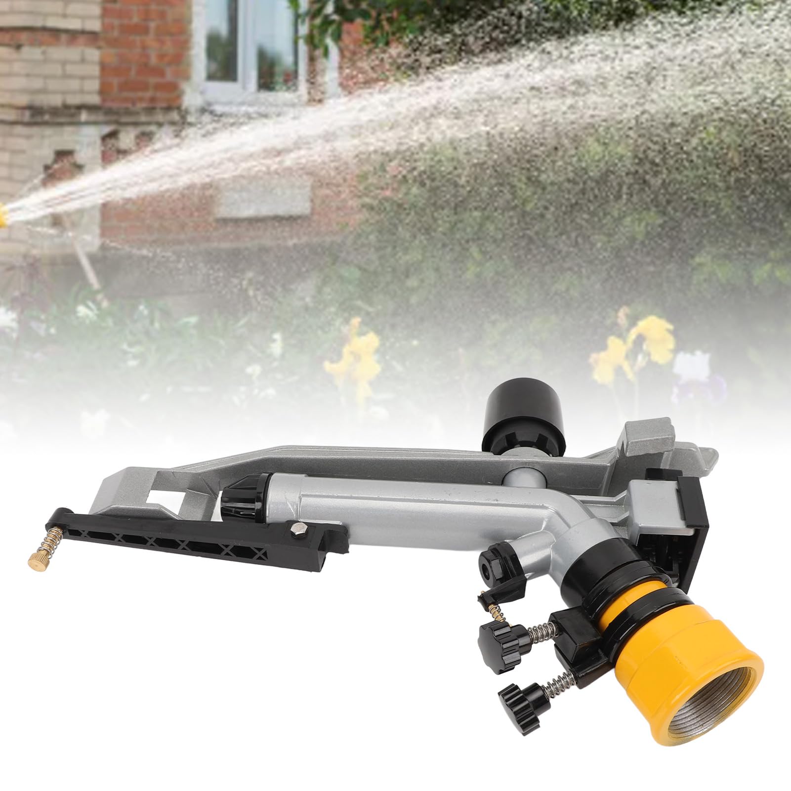 Irrigatore per Irrigazione Agricola Agricola Regolabile a 360 Gradi con Set di Ugelli per Irrigatore per Irrigazione Agricola per Prato Agricolo da Giardino