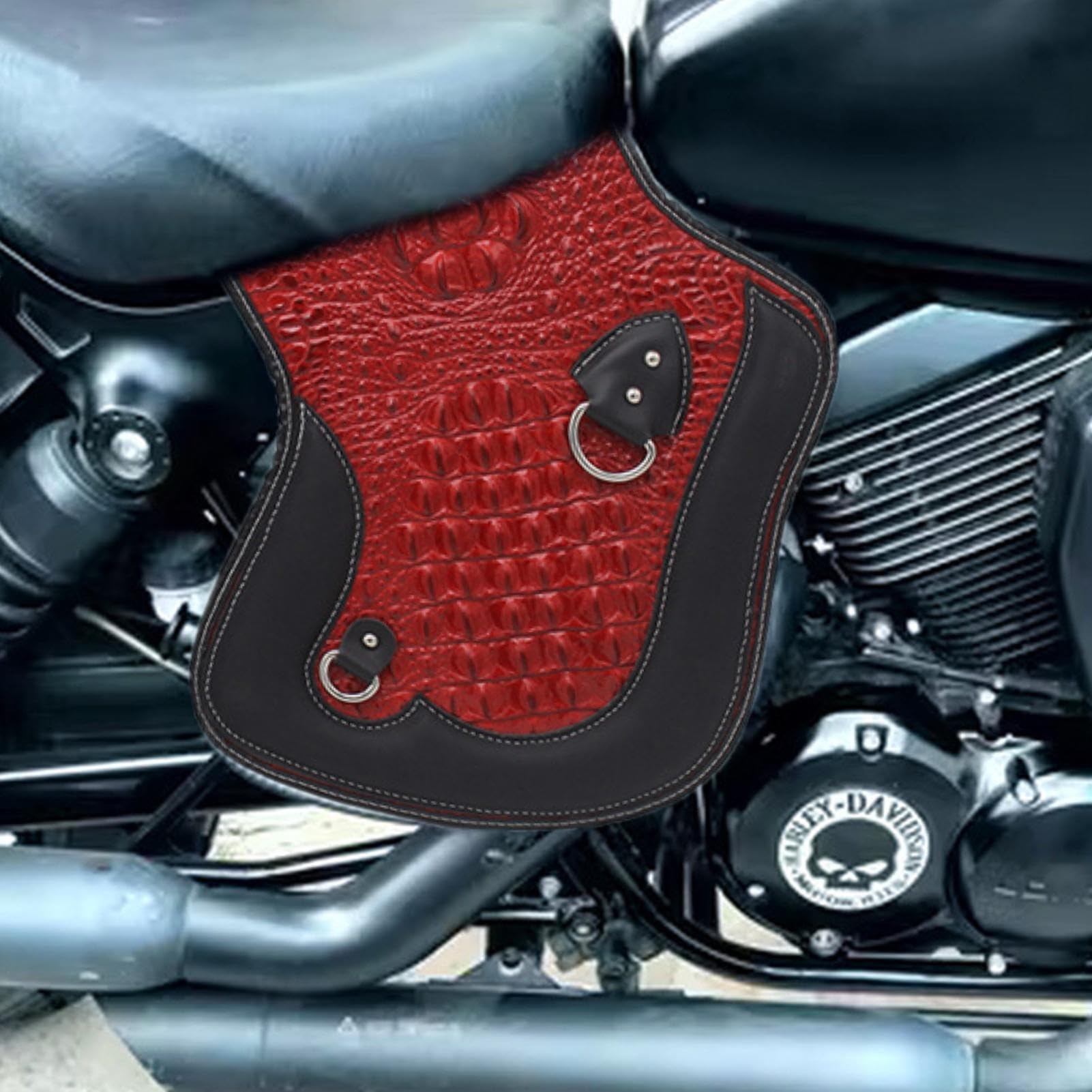 Protector de silenciador para motocicleta, protector de calor para tubo de | escape de motocicleta, ligero, portátil, protección contra quemaduras para mayor seguridad en la conducción