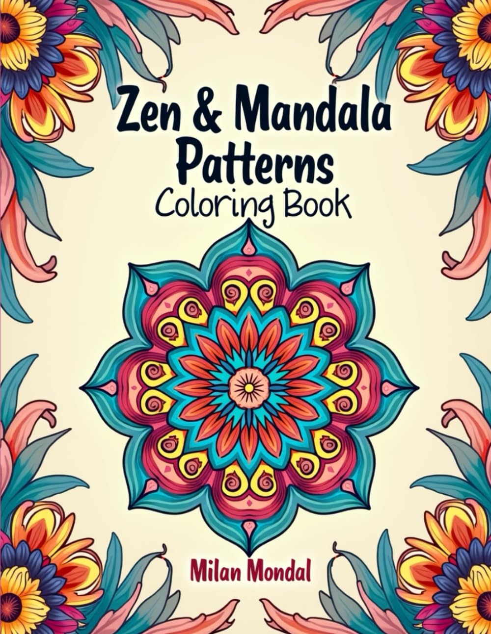 Mandala Patterns Coloring Book: Relaxing Geometric & Spiritual Mandalas for Stress Relief and Mindfulness