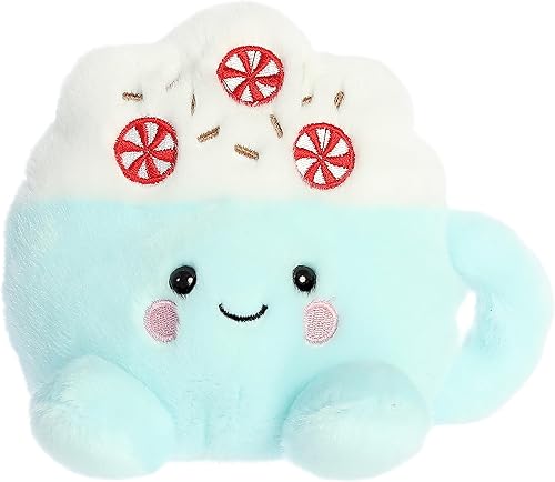 Aurora Adorable Palm Pals Piper - Animal de peluche con leche de menta, diversión de bolsillo, juego sobre la marcha, azul, 5 pulgadas