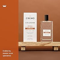 Vista 3 de Cremo Colonia para Hombre - Spray de Colonia de Especias y Vainilla Negra para Hombre, Una Explosión de Especias Vibrantes, Bosques Oscuros