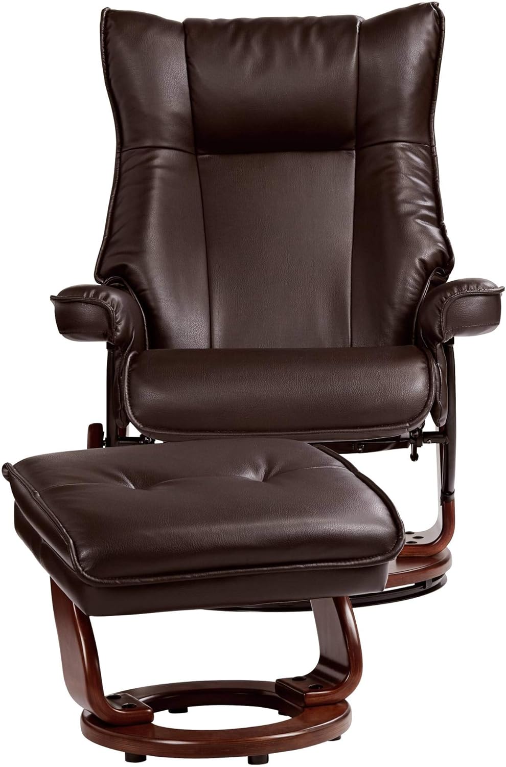 Buy BenchMaster Java Swivel Faux Leather Recliner Chair with