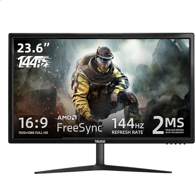 Thinlerain 24 Inch FHD 1080p 2ms 144 Hz 