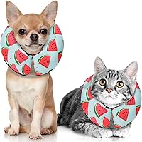Vista 70 de MIDOG Inflatable Dog Cone Alternative for After Surgery - Soft Protective Donut Collar Prevents Licking, Comfortable Recovery E-Collar Alternative