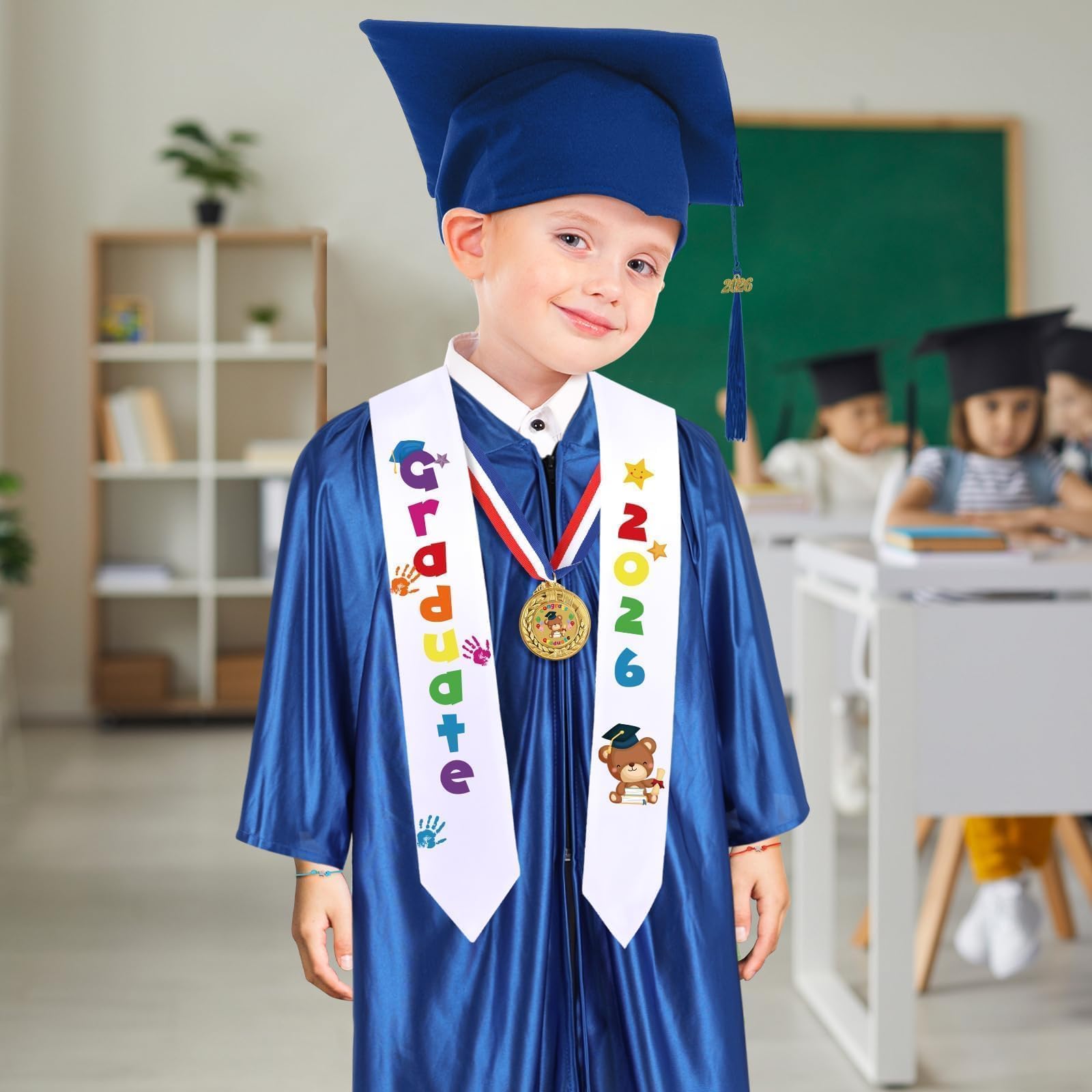 Snapklik.com : YLOLUL 2026 Kindergarten Preschool Graduation Gown Cap ...