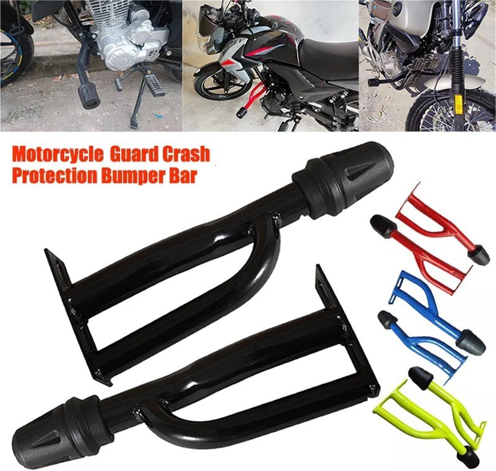 Barre di protezione motociclette Per Italika 150z 125z Per Defensa Per Caída 125 150 Barra Di Protezione Universale Tampone Inferiore Telaio Montaggio Laterale Paraurti Motore