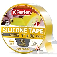 Vista 12 de XFasten Cinta autoadhesiva de silicona, para fusión 1 pulgada X 36 pies, negro