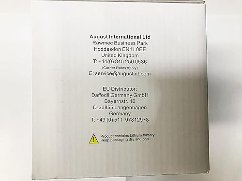 Miniatura 9 de August MB300 Mini sistema estéreo MP3 de madera y radio reloj FM, con lector de tarjetas, puerto USB y conector auxiliar (entrada de audio de 0.138