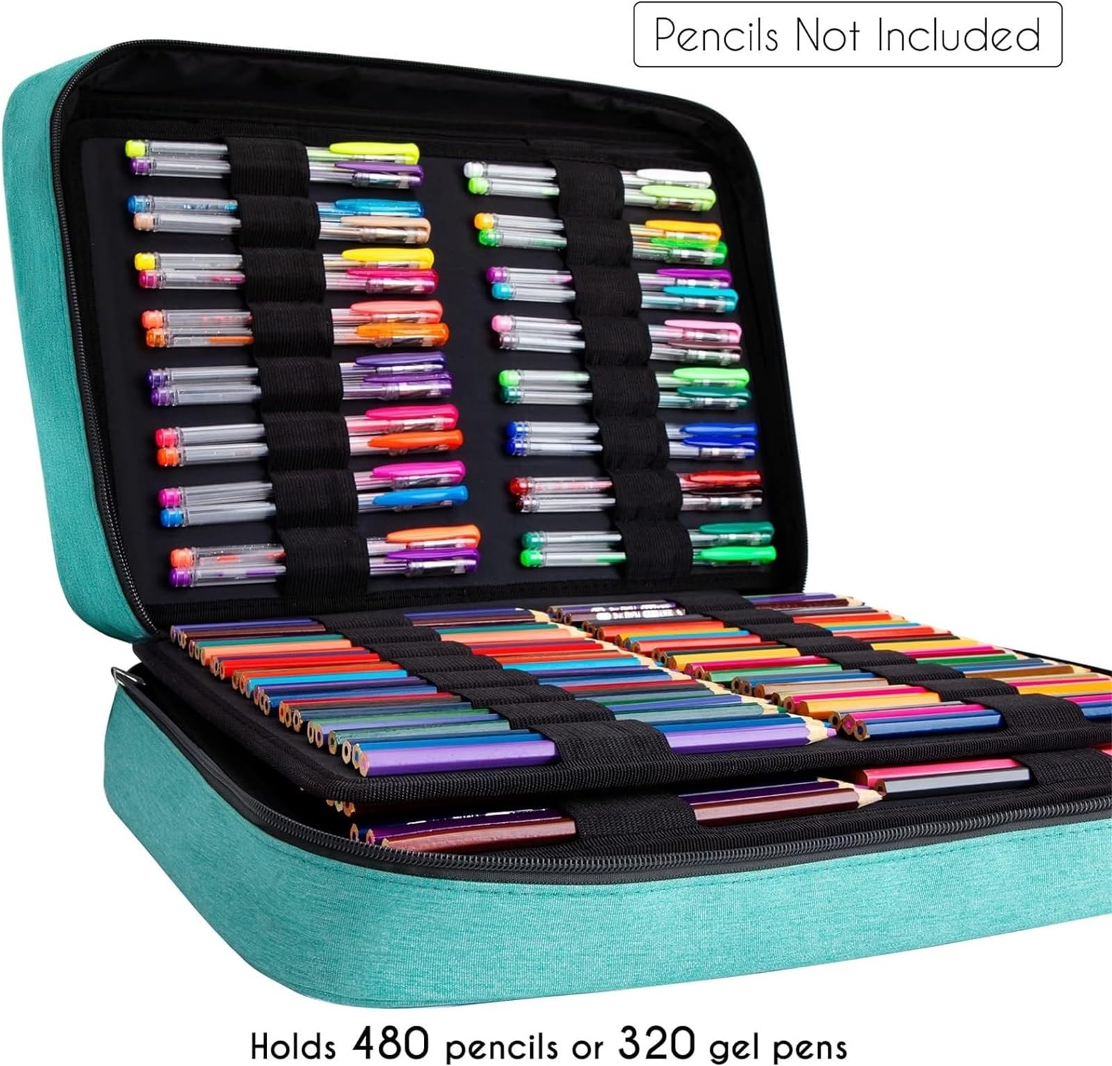Estuche for lápices de Colores con 480 Ranuras