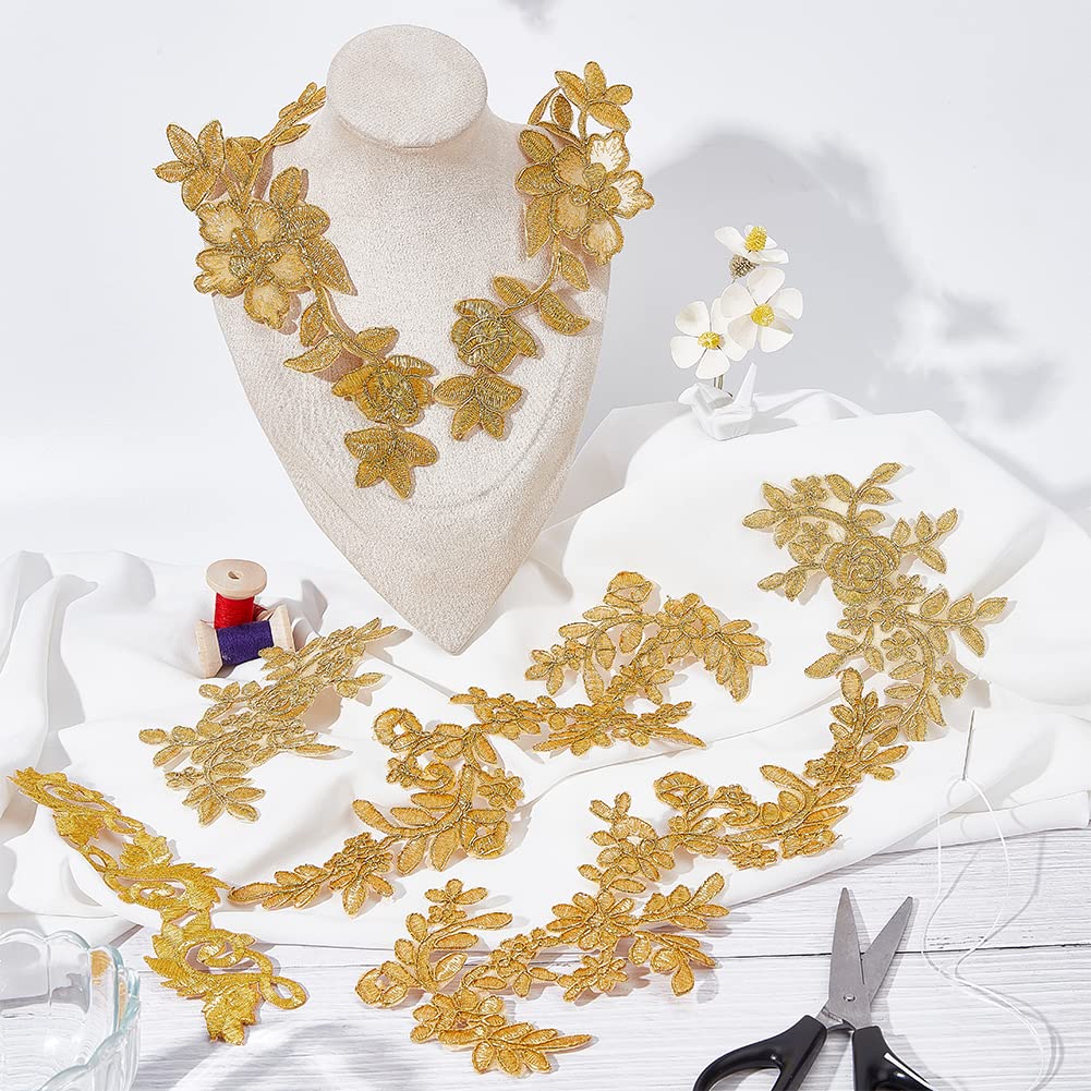 Toppa A Fiore Bianco Puro Da Applicare Con Ferro Da Stiro