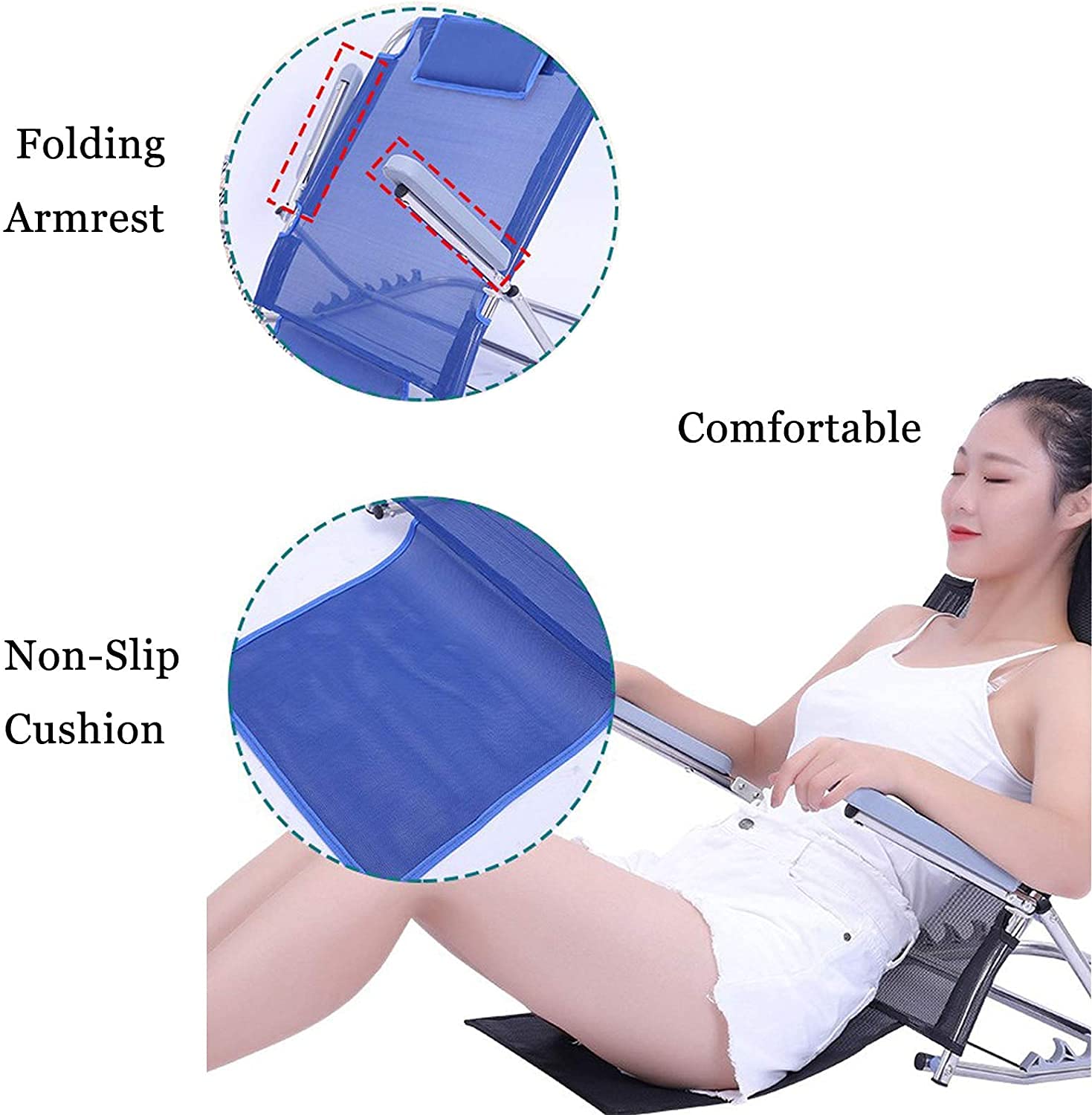 Drive Bed Respaldo cuña almohada Asistencia sanitaria Respaldo para personas mayores enfermas postradas en cama Reposacabezas independiente Respaldo con reposabrazos plegable Ajustable 6 velocida
